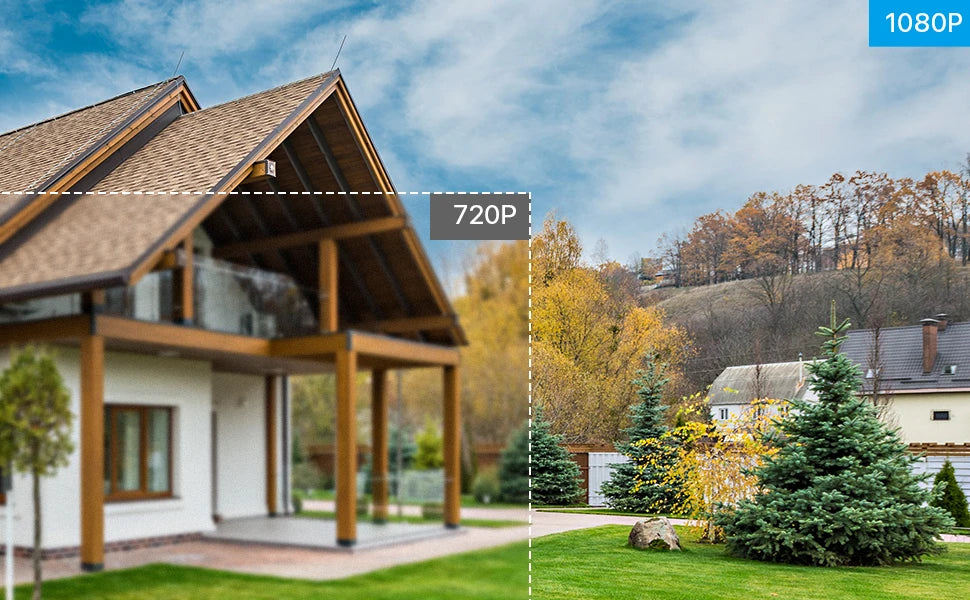 ZOSI 1080p Outdoor Security Camera – Waterproof AHD/TVI/CVI/CVBS 4‑in‑1 Surveillance Camera