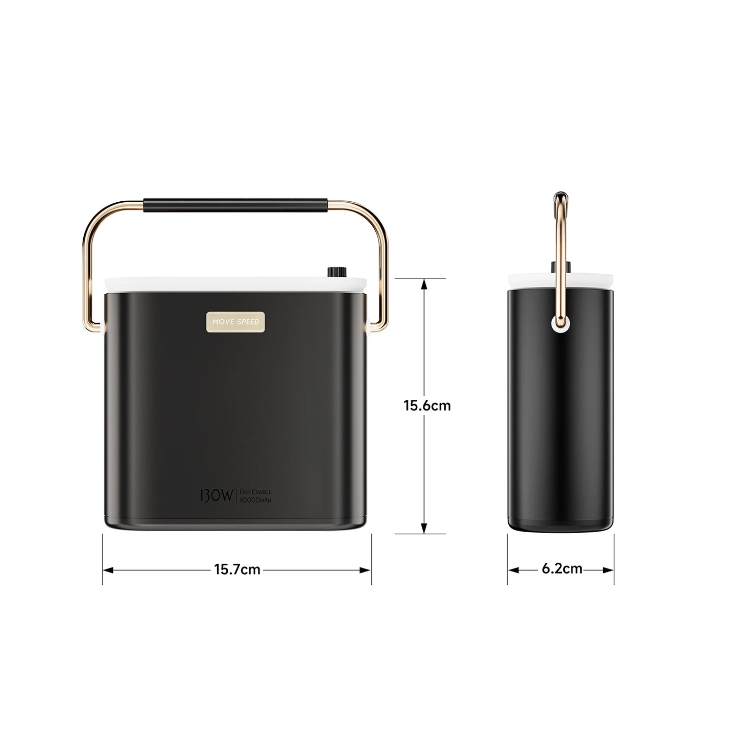 MOVESPEED 80000mAh Power Bank 100W PD Fast Charging Powerbank Portable External Battery Power Station for Camping Outdoor Laptop