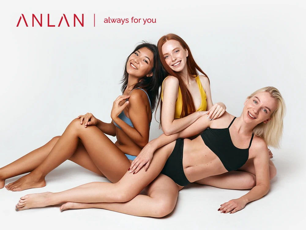 ANLAN Electric Body Hair Trimmer | Double‑Head, Wet/Dry, Safe Shaver for Women