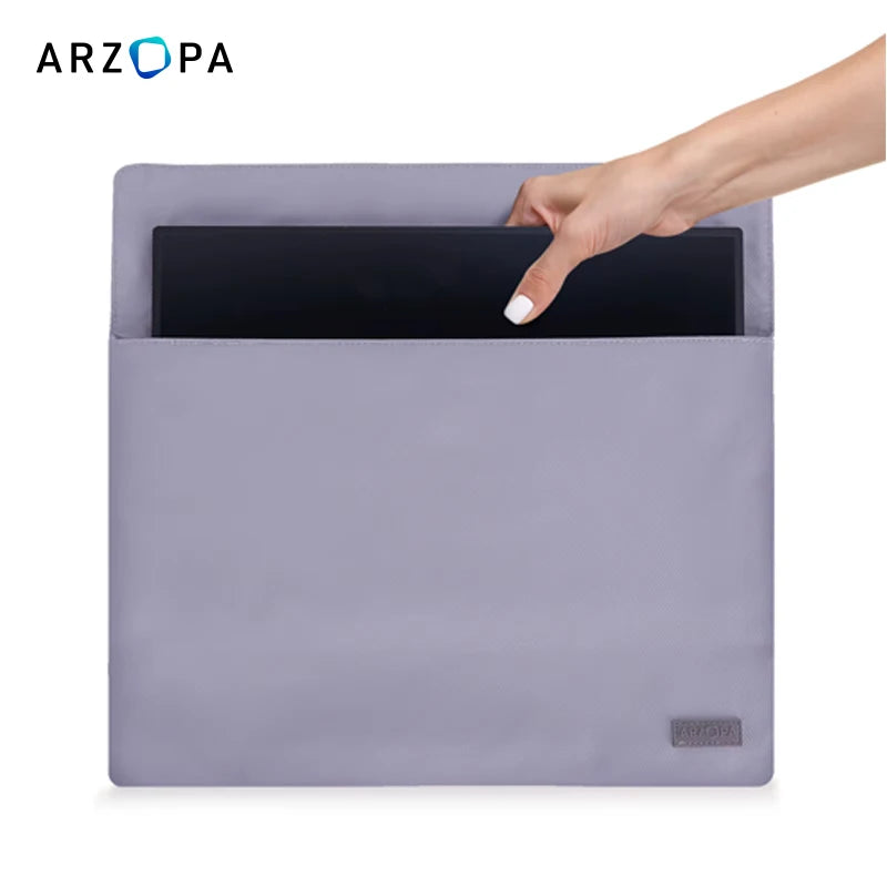 ARZOPA Storage Bag | 14" / 15.6" / 17.3" Waterproof Sleeve for Portable Monitor & Laptop