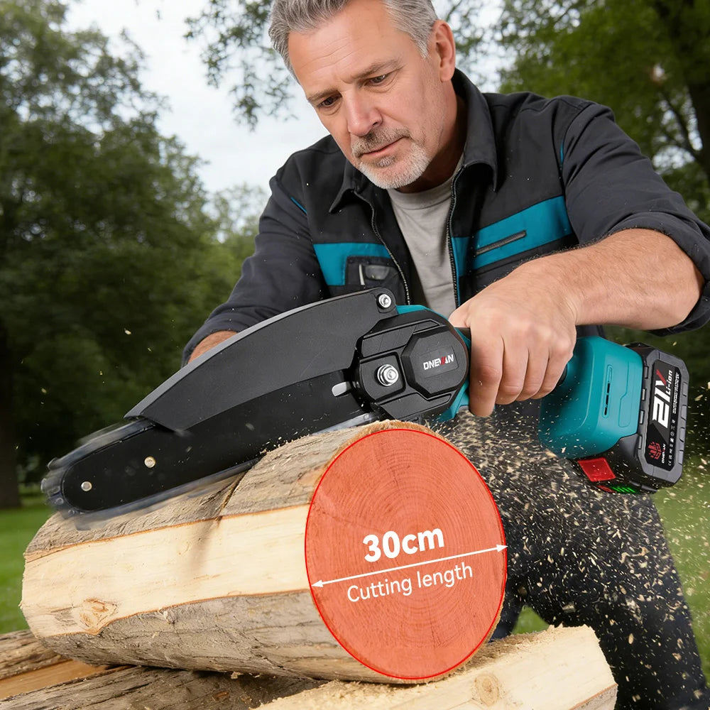 ONEVAN 4‑in‑1 Brushless Telescoping Pole Chainsaw | 3500W High‑Branch Pruner