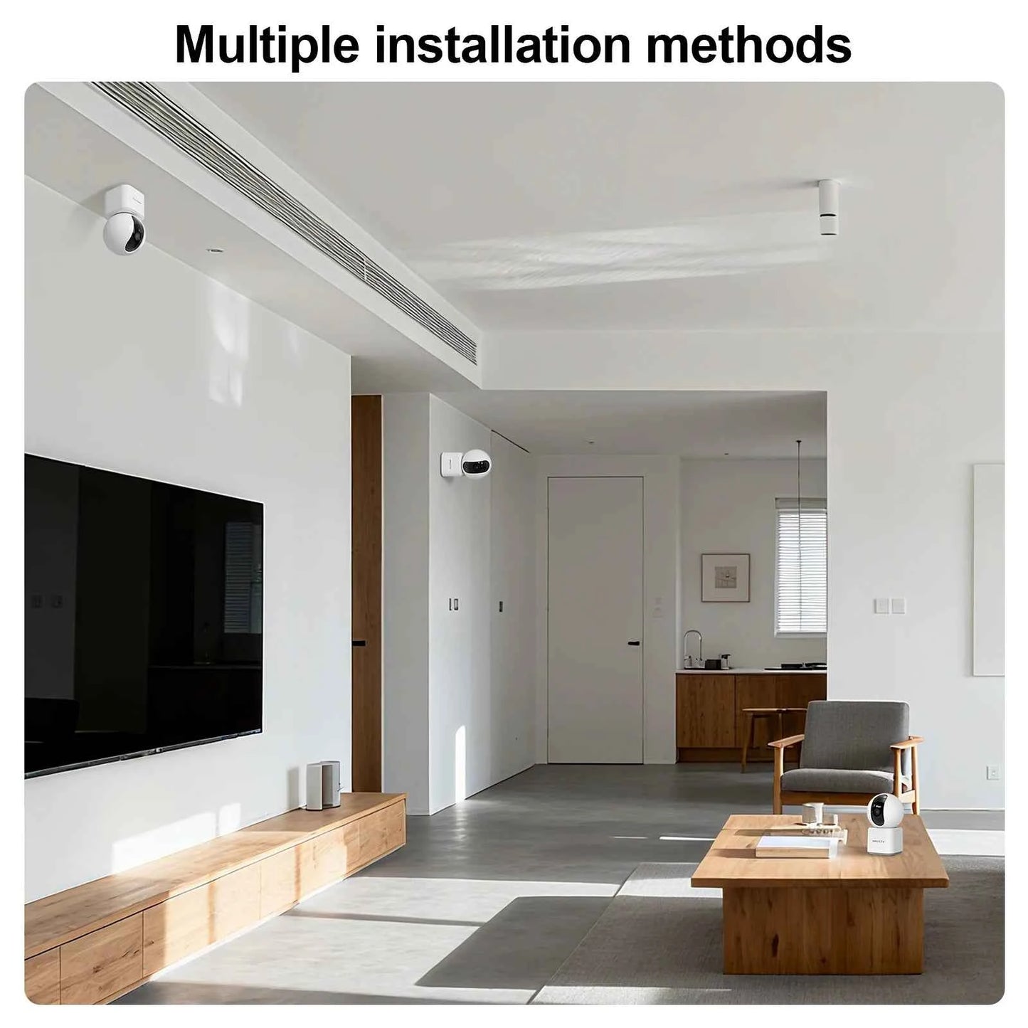 ARCCTV 2K WiFi 5G Surveillance Baby Monitor Camera HD Two Way Talk IR Night Vision Security PTZ Camera 360° View Auto Tracking - Limetastore