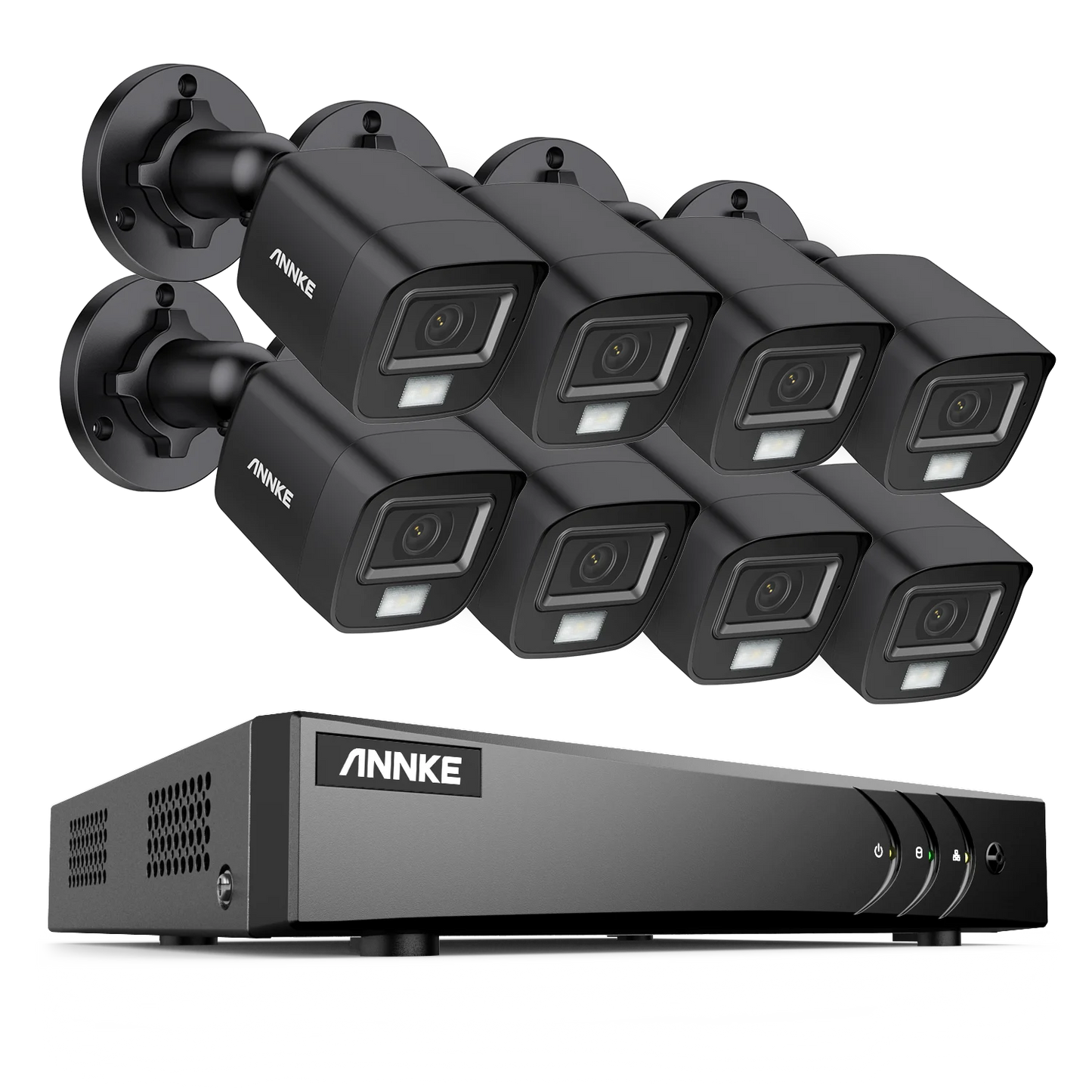 ANNKE 5MP Lite Ultra HD CCTV System | H.265+ 8CH DVR, 8× EXIR Cameras