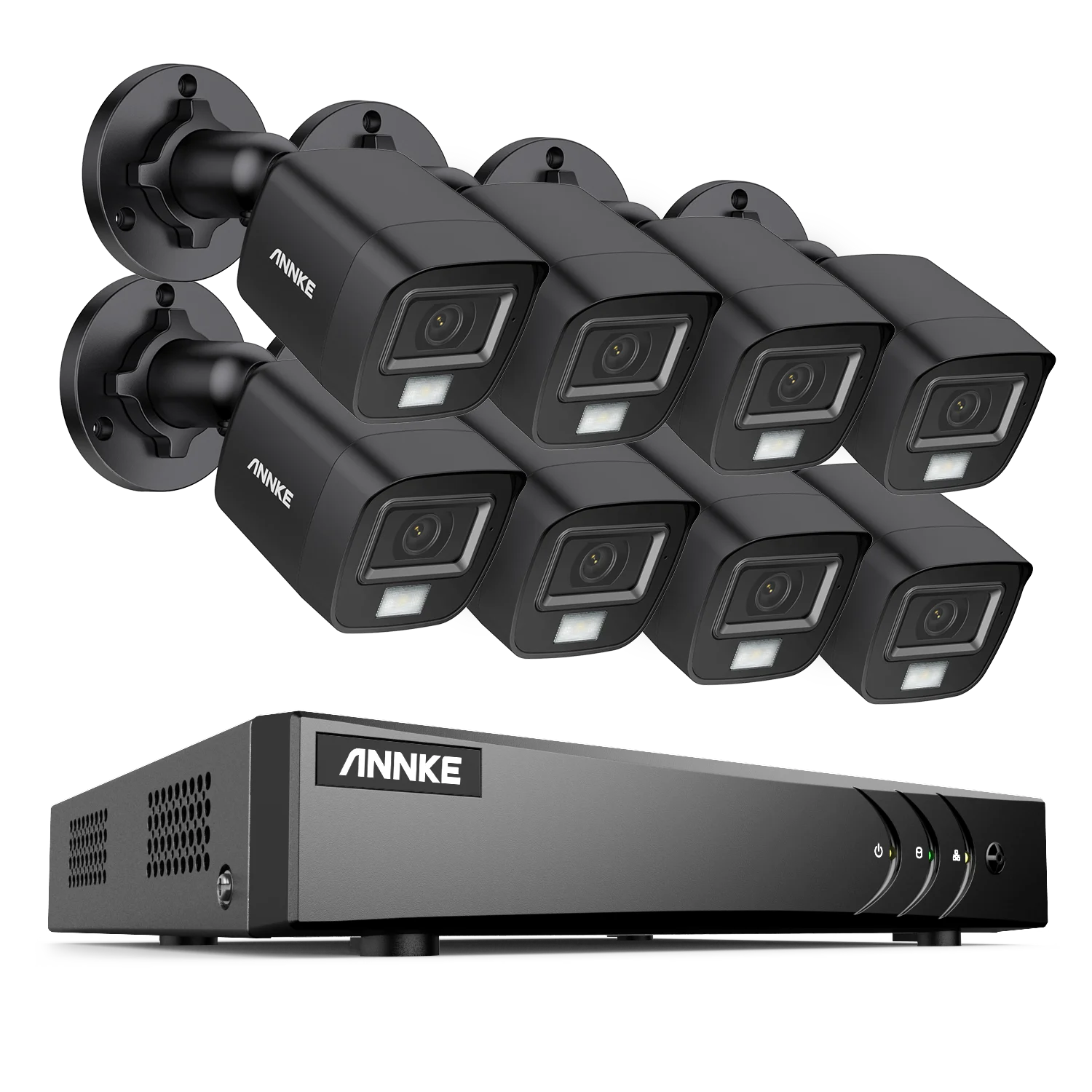 ANNKE 5MP Lite Ultra HD CCTV System | H.265+ 8CH DVR, 8× EXIR Cameras