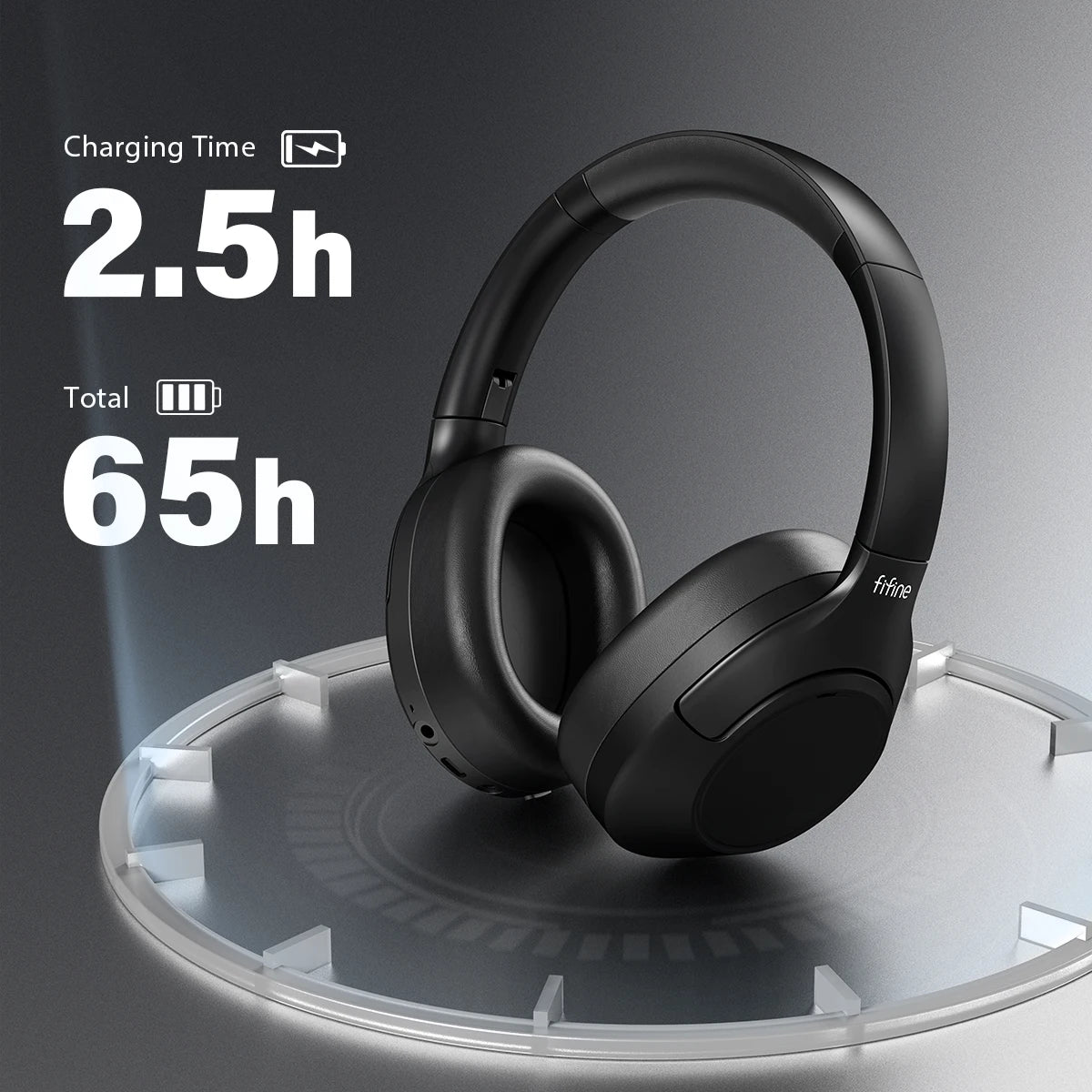FIFINE X3 Bluetooth Wireless Headset – ANC, Transparency Mode, Deep Bass, 65H Playtime