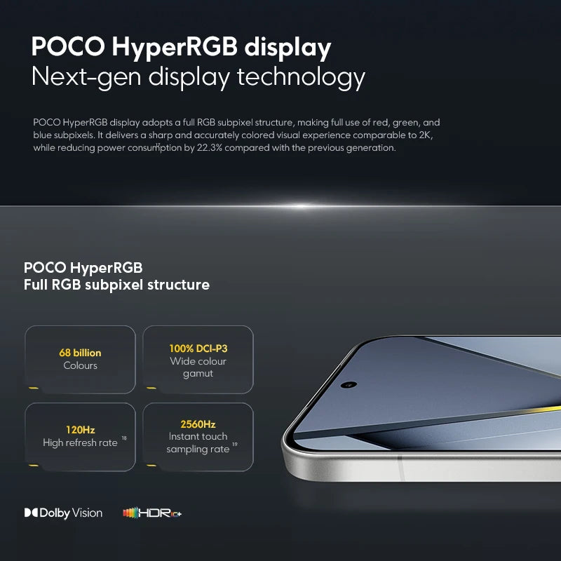 POCO F8 Pro 5G Smartphone Global Version Snapdragon® 8 Elite 6.59" 120Hz AMOLED Display 6210mAh  50MP Camera 100W Charge NFC - Limetastore