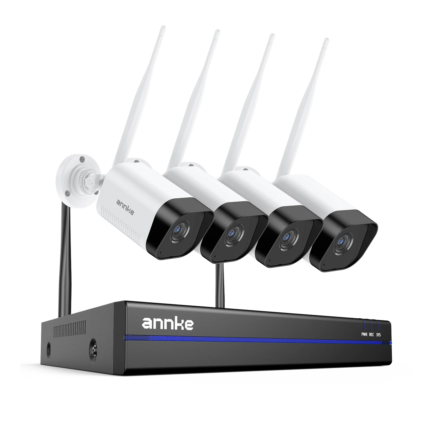 ANNKE WAS500 5MP Wireless CCTV System | 16CH 4K NVR, WiFi Cameras, Two‑Way Audio
