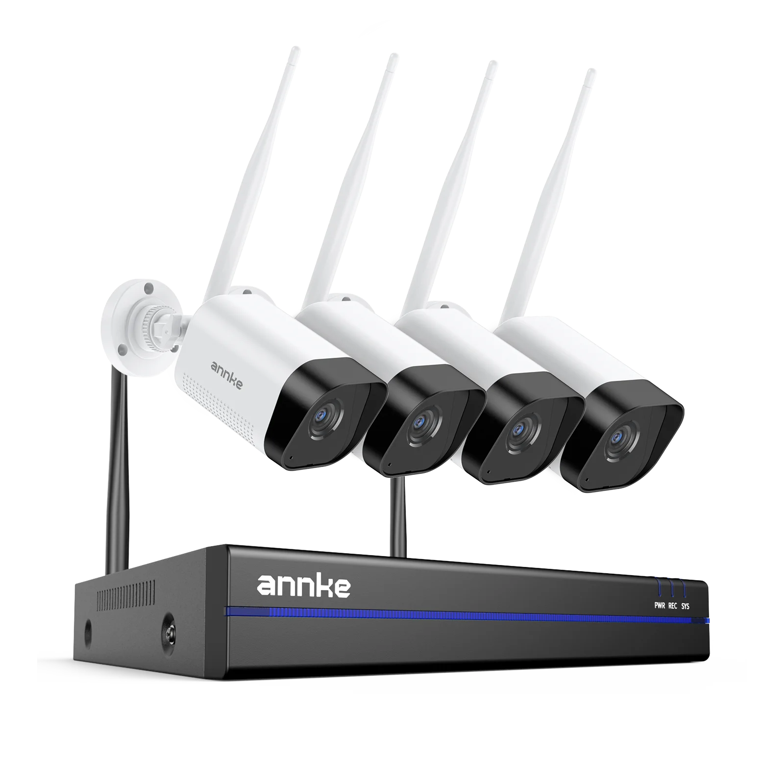 ANNKE WAS500 5MP Wireless CCTV System | 16CH 4K NVR, WiFi Cameras, Two‑Way Audio