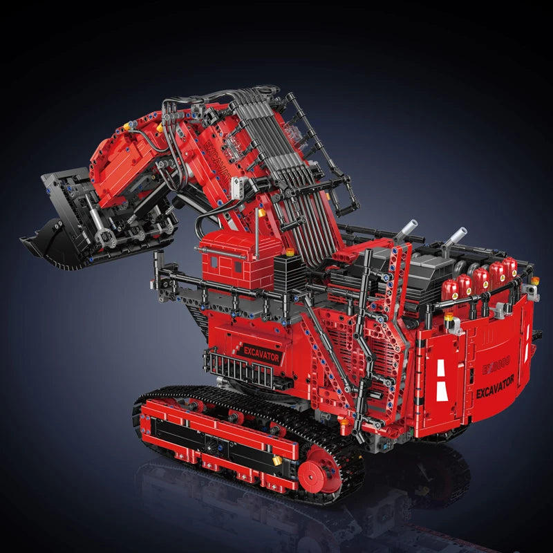 Mould King 17070/17071 RC R9800 Excavator Building Set | Motorized Technical Mining Excavator - Limetastore