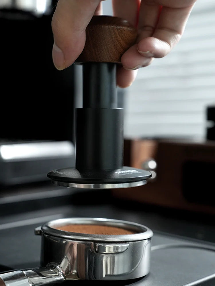HiBREW 58 mm tamper za espresso – valovita osnova s stalnim pritiskom | Vzmetno kalibrirano orodje barista za G5, H10A, H7A, H13