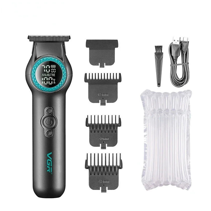 VGR Hair Trimmer Professional Barber Hair Clipper Electric 8000 RPM Hair Cutting Machine Haircut Cordless Trimmer for Men V-990