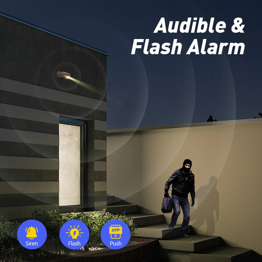 ANNKE 4K 8MP PoE CCTV System | 8CH NVR, Two‑Way Audio, Human & Vehicle Detection, 4mm Lens