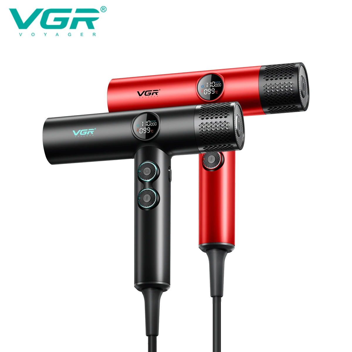 VGR Hair Dryer Professional Hot and Cold Adjustment 110000 RPM Hair Dryer Machine Powerful Hair Salon for Household Use V-401