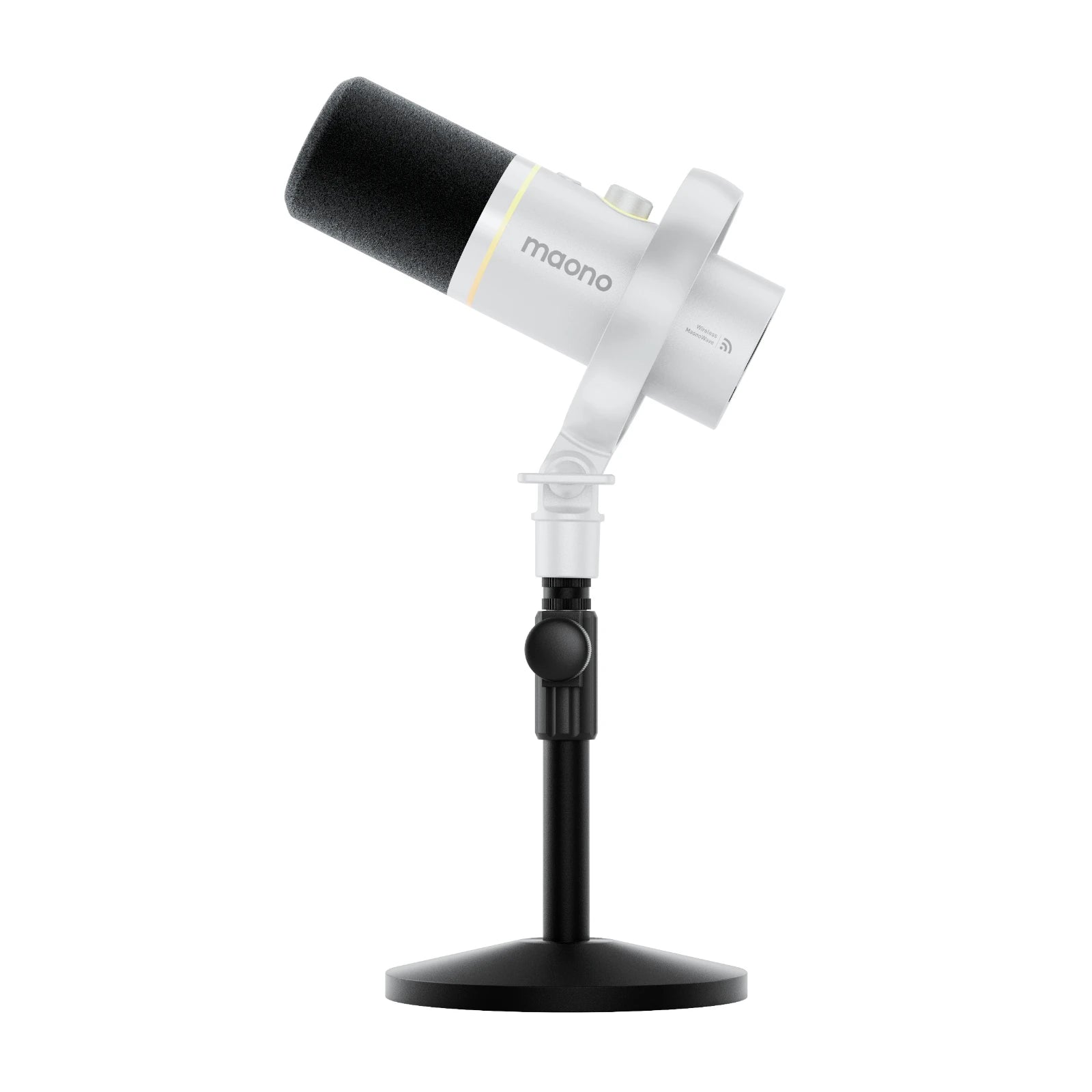 Maono PD200W – Hybrid Wireless Dynamic Podcast Microphone | XLR/USB Mic for PC, Phone & Camera
