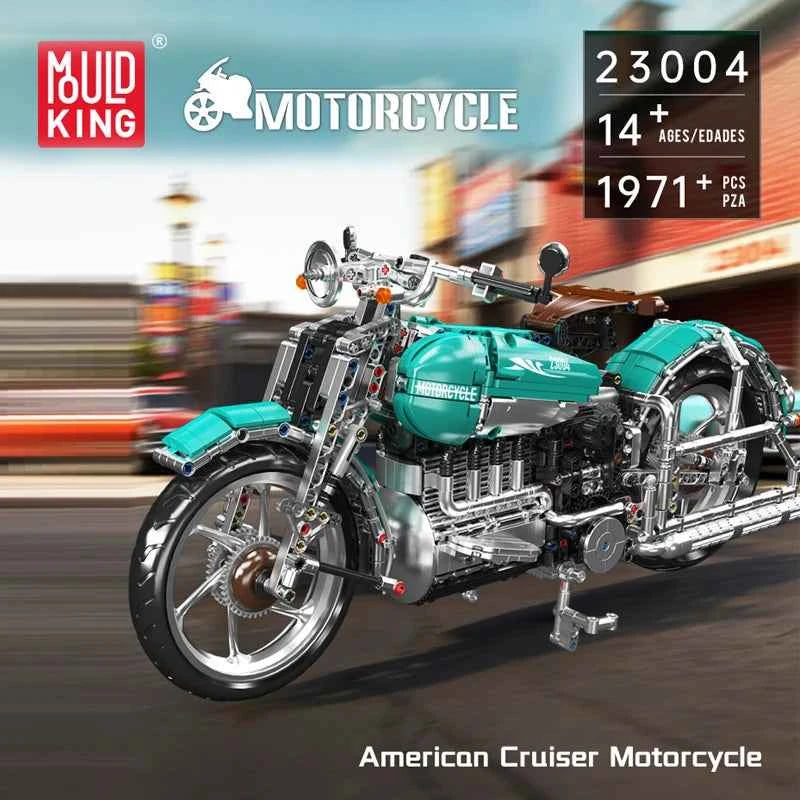 Mould King 23004 American Cruiser Motorcycle - Limetastore