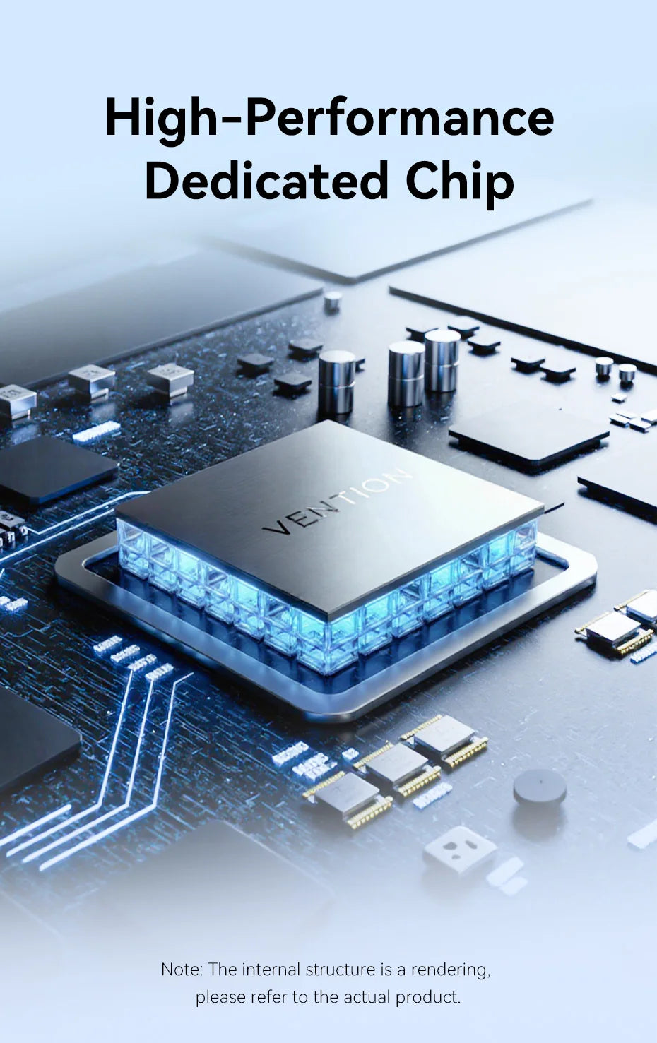 Vention USB‑C 7‑in‑1 Hub | 4K60Hz HDMI, USB 3.0, SD/TF, PD 100W Docking Station