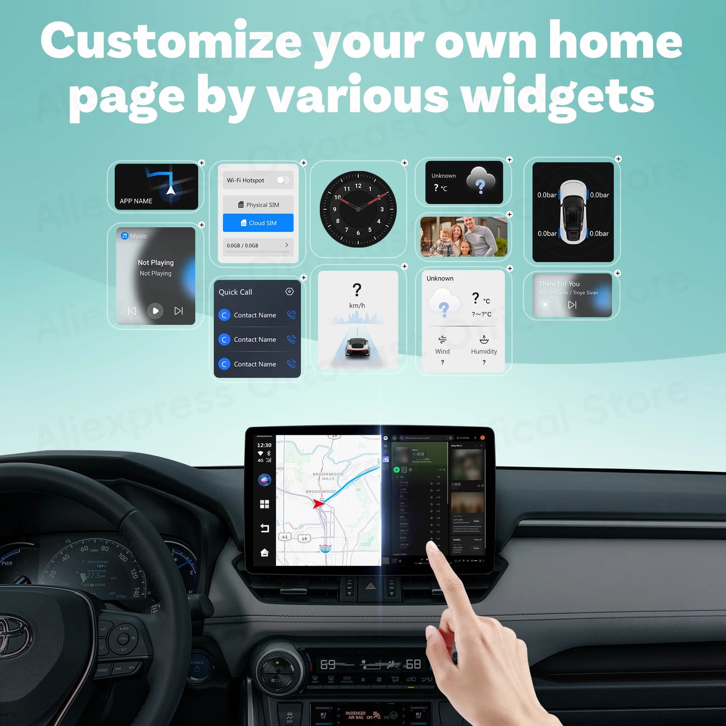 OTTOCAST Ottaibox Nano Android 13 Wireless CarPlay AI Box