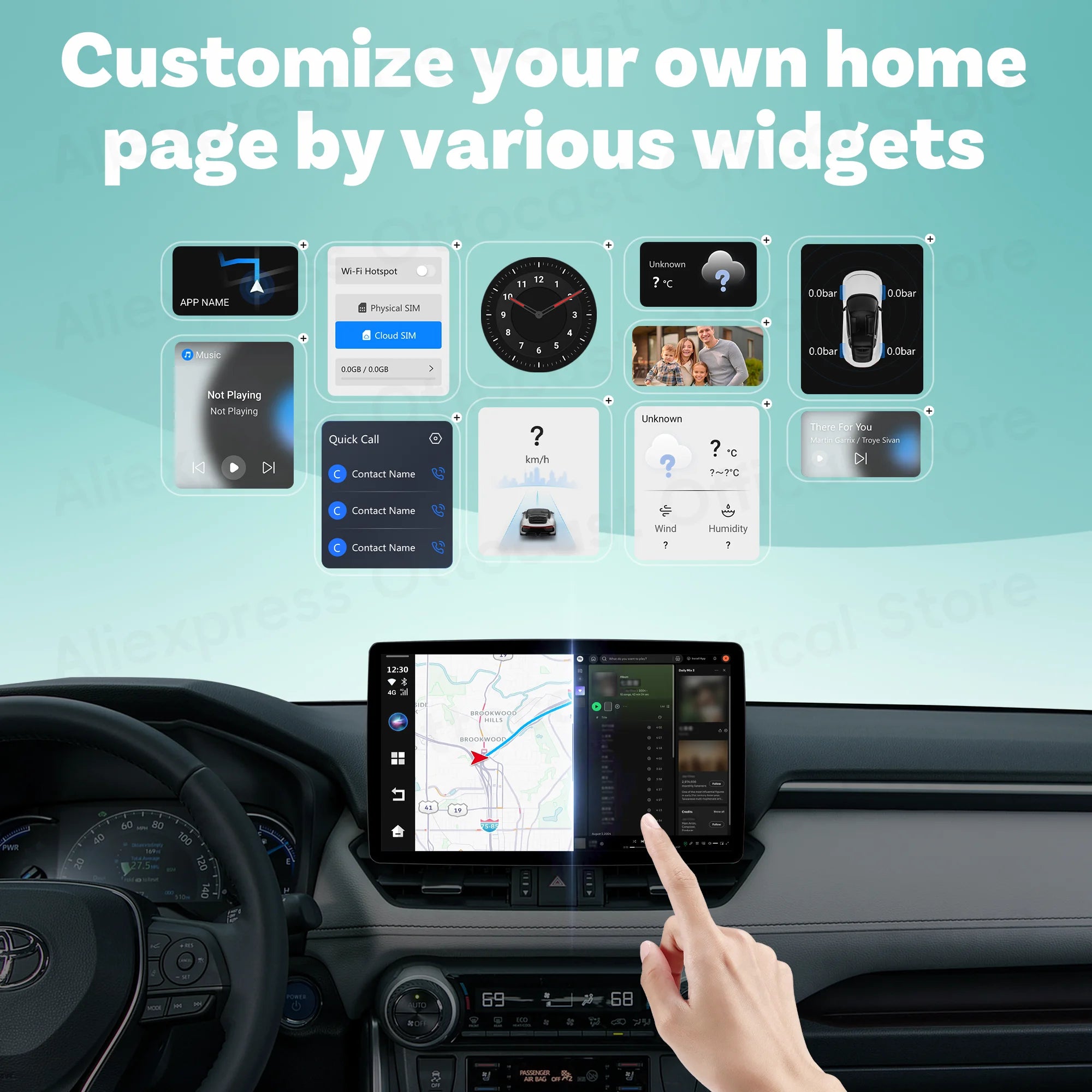 OTTOCAST Ottaibox Nano Android 13 Wireless CarPlay AI Box