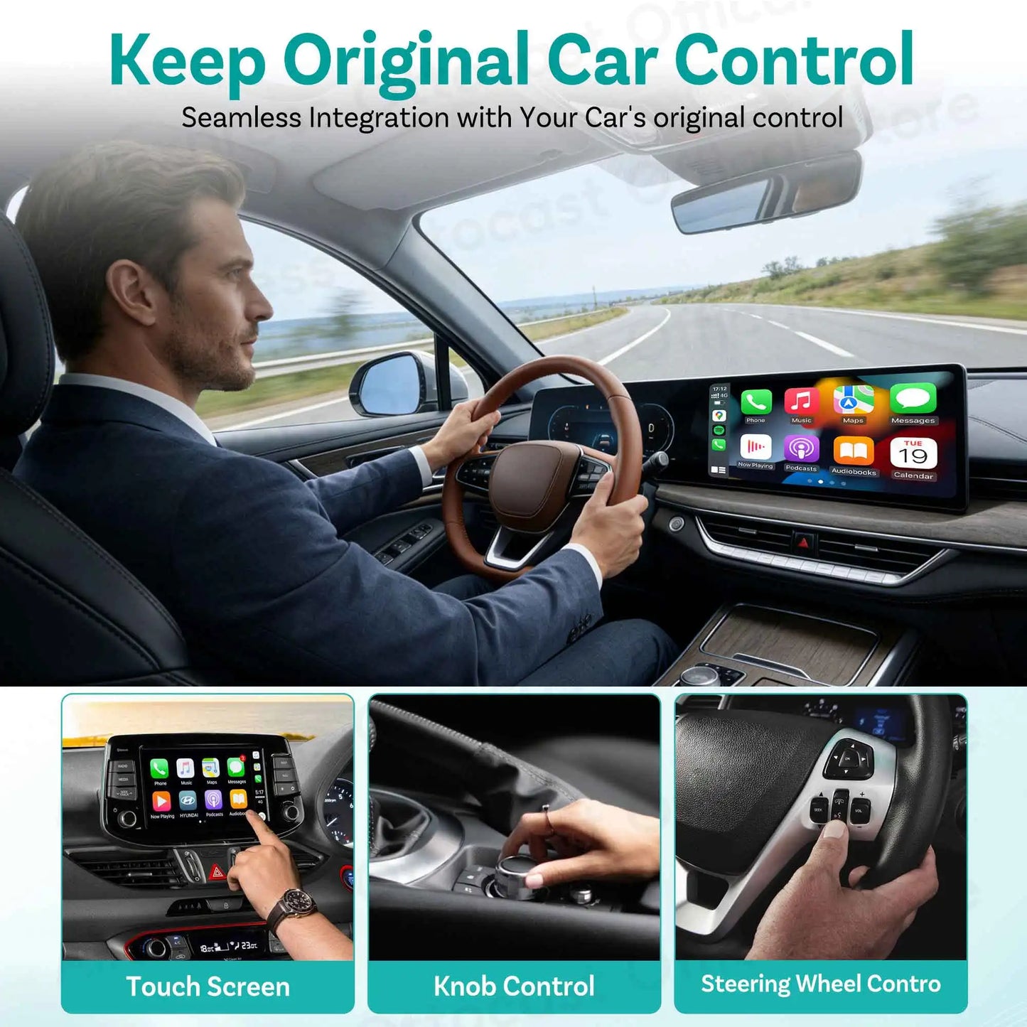 OTTOCAST Mini Nova Cube 3.0 Wireless CarPlay Adapter