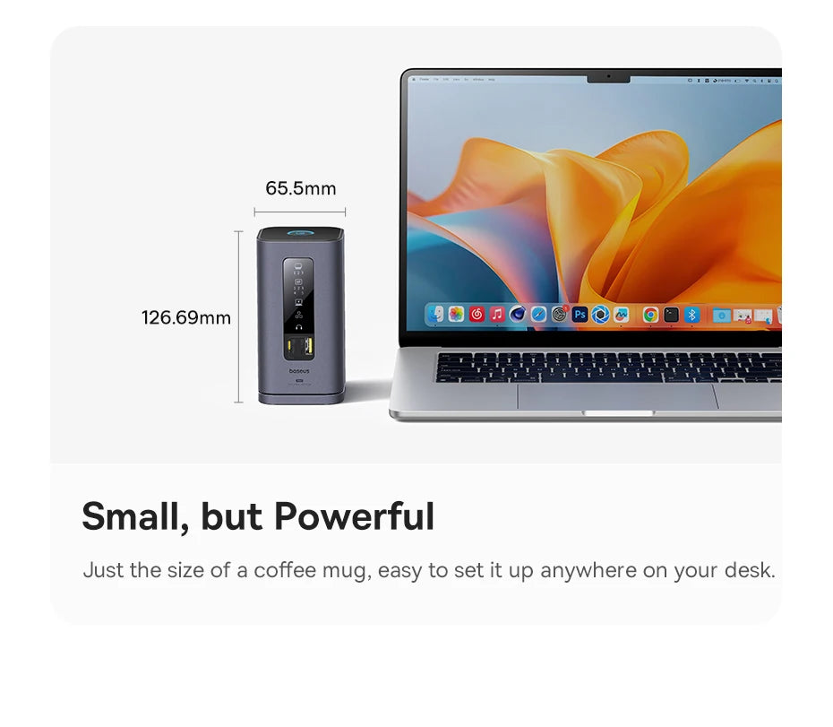 Baseus 11‑in‑1 USB‑C Hub | DP 4K@60Hz, HDMI, Triple Display, RJ45, PD 100W, USB 3.1 Docking Station