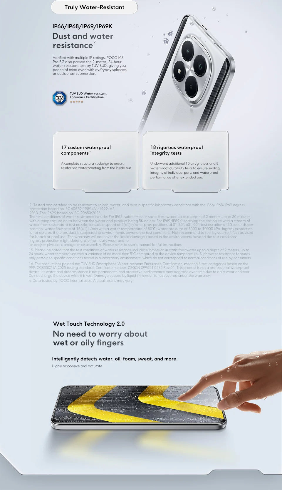 【World Premiere】 POCO M8 Pro 5G Smartphone Global Version Snapdragon 7s Gen 4 6.83" 1.5K 120Hz display 6500mAh battery 100W NFC - Limetastore