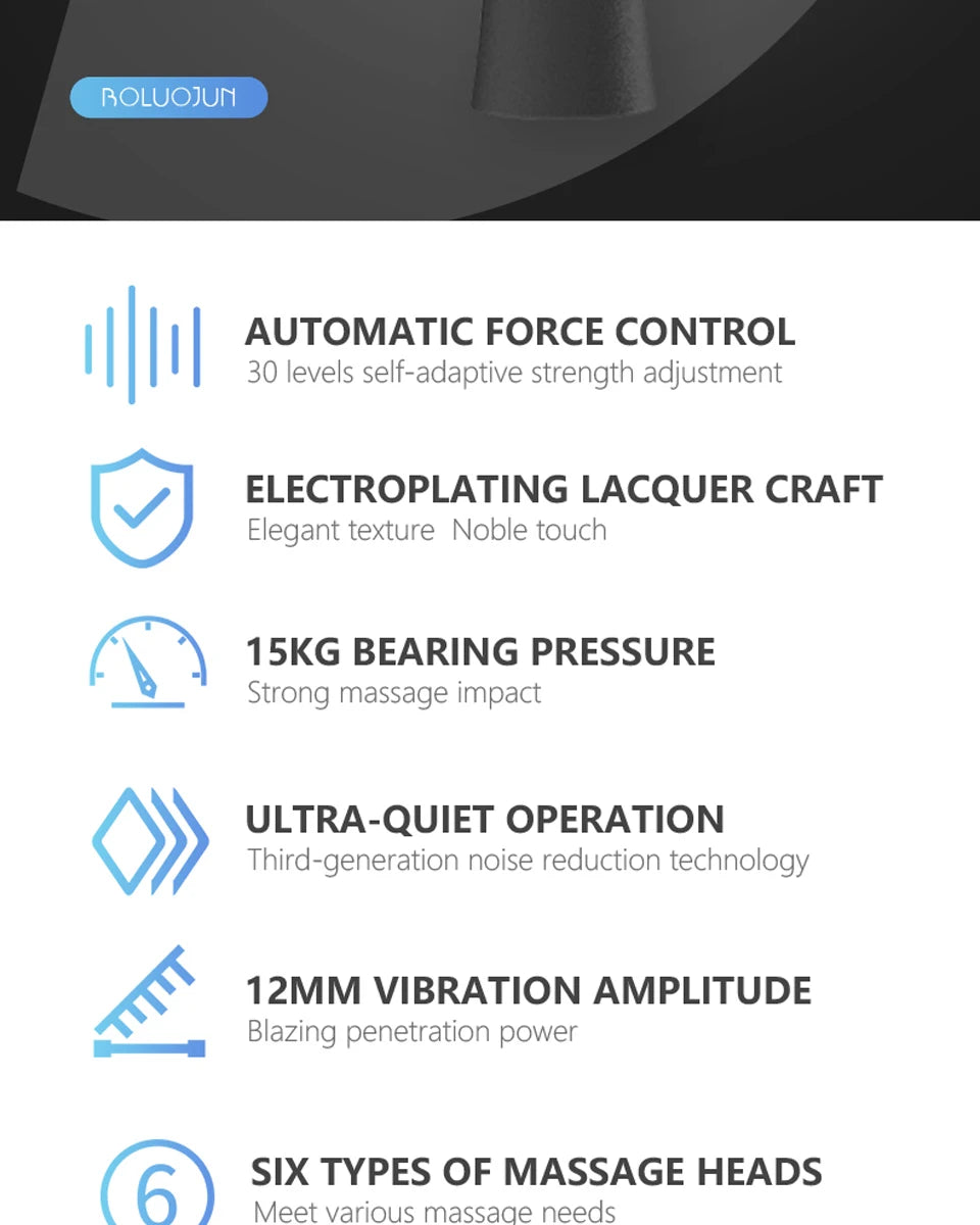 Booster Pro 3 – Professional Deep‑Tissue Massage Gun | Muscle Stimulator, Quiet Percussion Massager