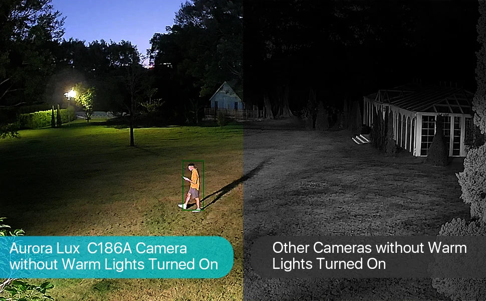 ZOSI C186 Aurora Lux 5MP 3K PoE IP Camera – True Color Night Vision, F1.0 Large Aperture & 1/1.79'' Image Sensor