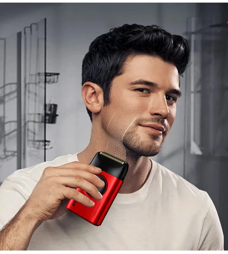 VGR Shaver Professional Razor Rechargeable Beard Trimmer Electric Shaver Digital Display Trimmer 9000 RPM Shaver for Man V-377