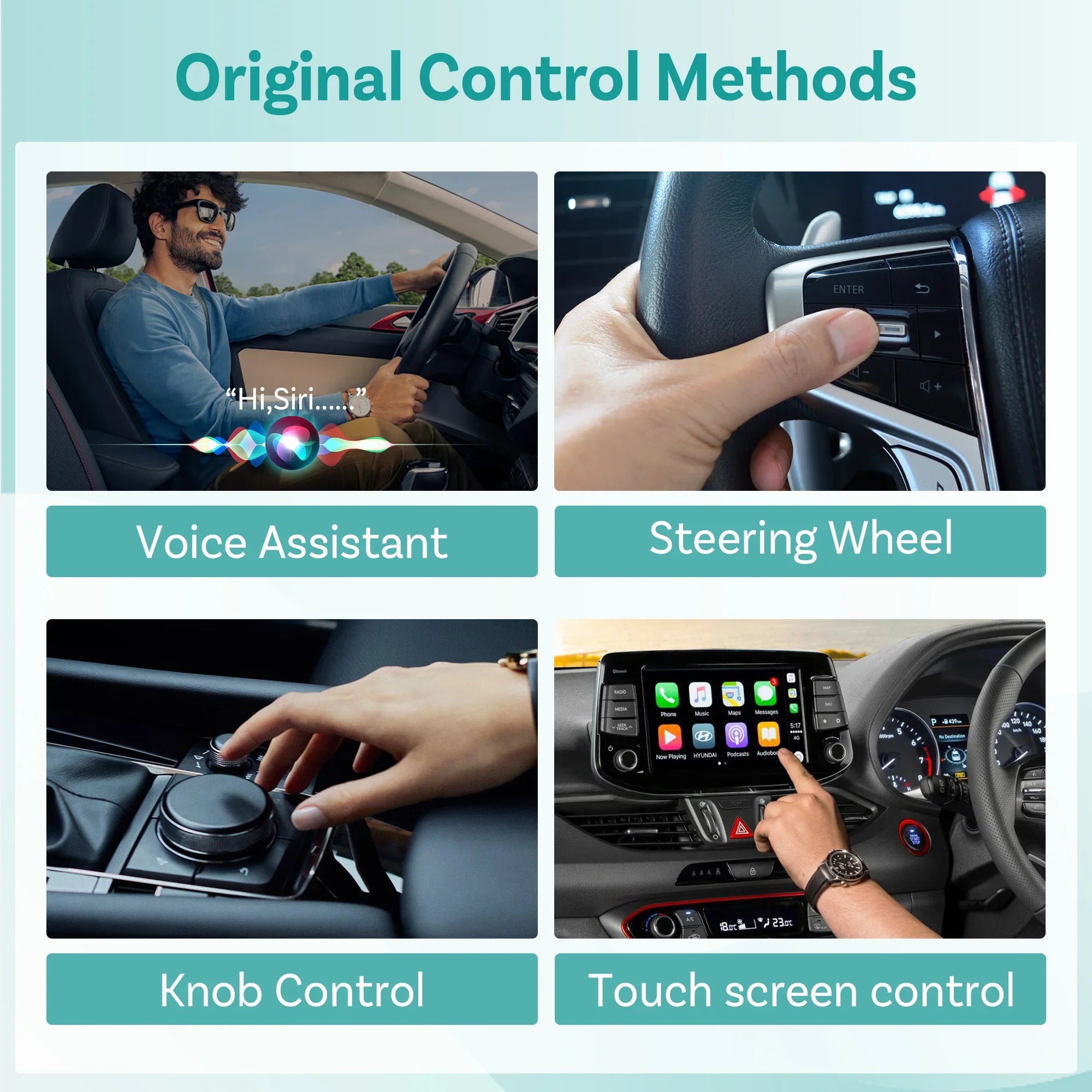 OTTOCAST Cube MINI Slim Wireless CarPlay Adapter