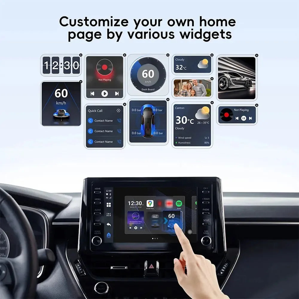 OTTOCAST P3 Wireless CarPlay Android AI Box with HDMI