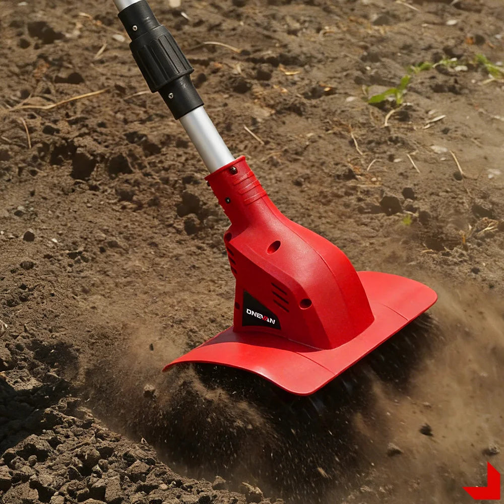 ONEVAN Brushless 1600W Electric Rototiller Tiller Cultivator Lawn Mower Cordless Scarifier Garden Tool For Makita Battery Pin