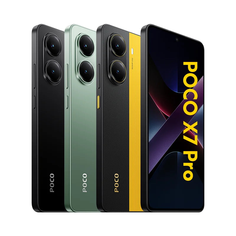 POCO X7 Pro 5G Smartphone Global Version Dimensity 8400-Ultra 50MP camera 6.67" 120Hz display  90W 6000mAh Battery NFC - Limetastore