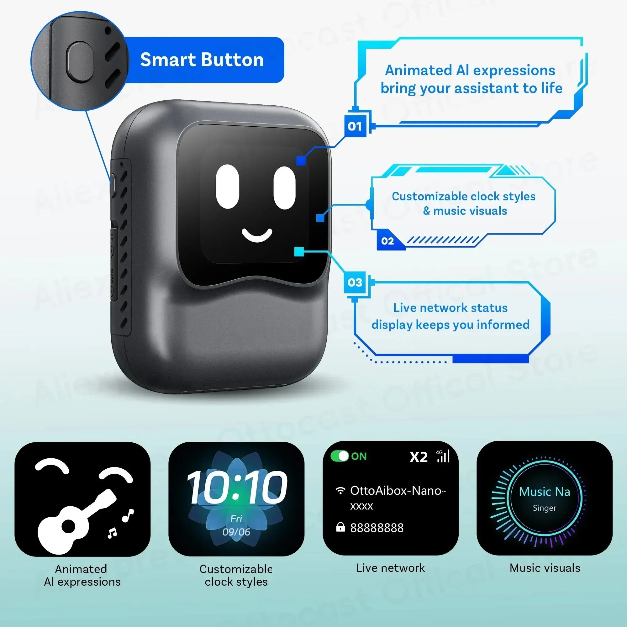OTTOCAST Ottaibox Nano Android 13 Wireless CarPlay AI Box