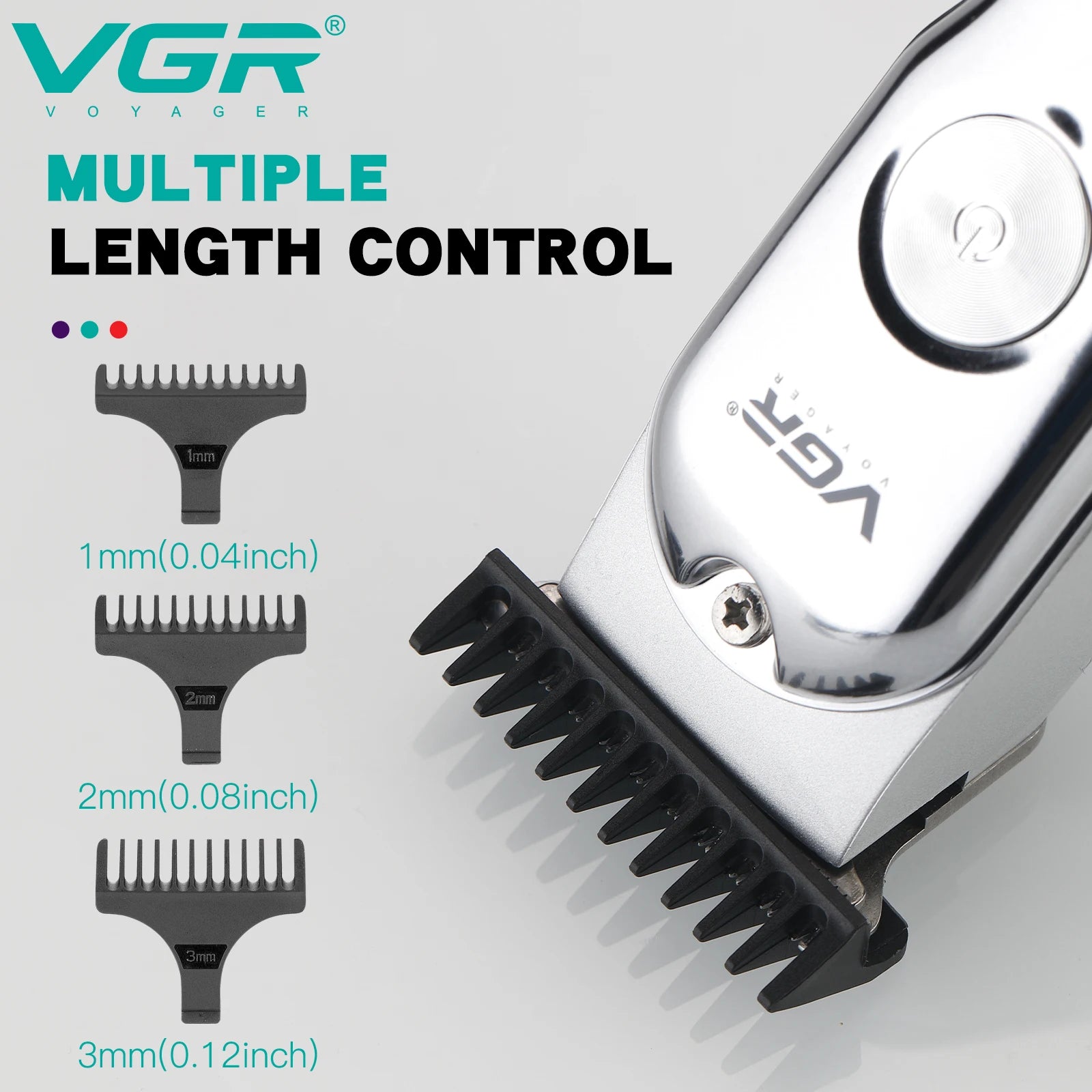 VGR V-071 Professional Hair Clipper Mini Barber Trimmer for Men
