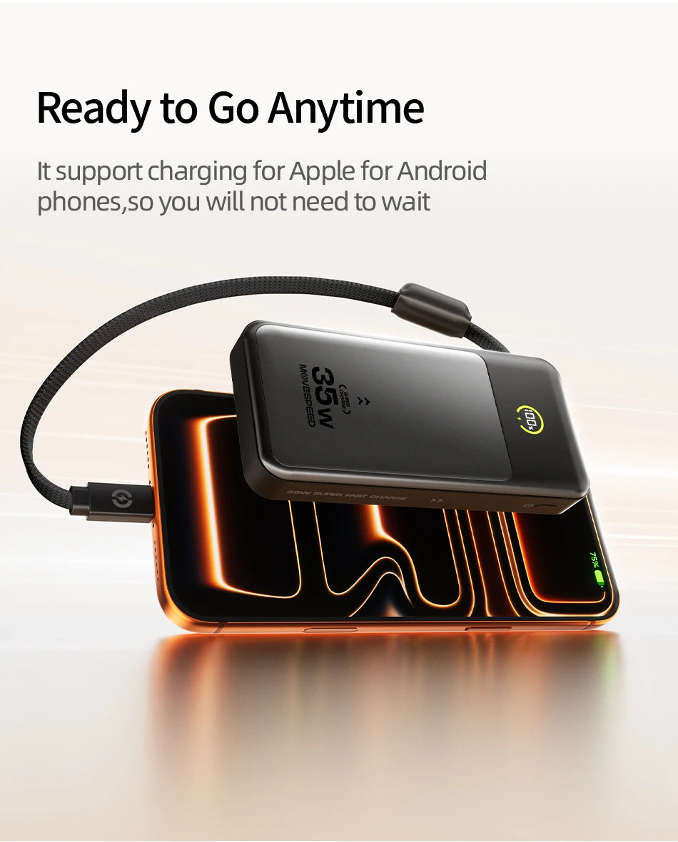 MOVESPEED Blade-Shape Power Bank 20000mAh 35W Fast Charging