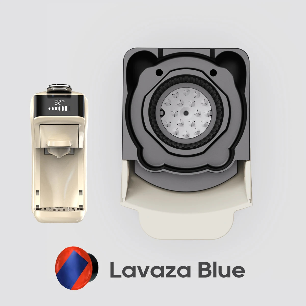 HiBREW H1B aparat za kavo, adapter za kapsule za Nespresso ali Dolce Gusto ali mleto kavo ali ESE pod ali Caffitaly