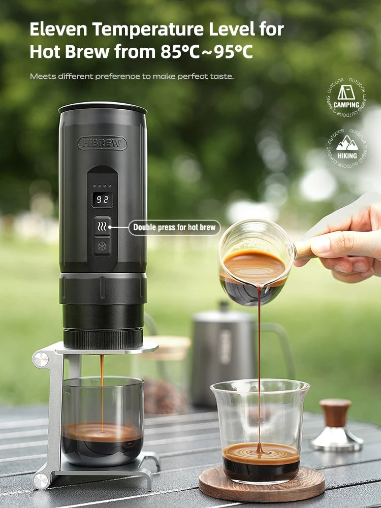 HiBREW H4C – Portable Wireless Espresso Machine | Removable Battery & Fast Heating